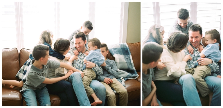 In-home Family Session || Casey James Photography