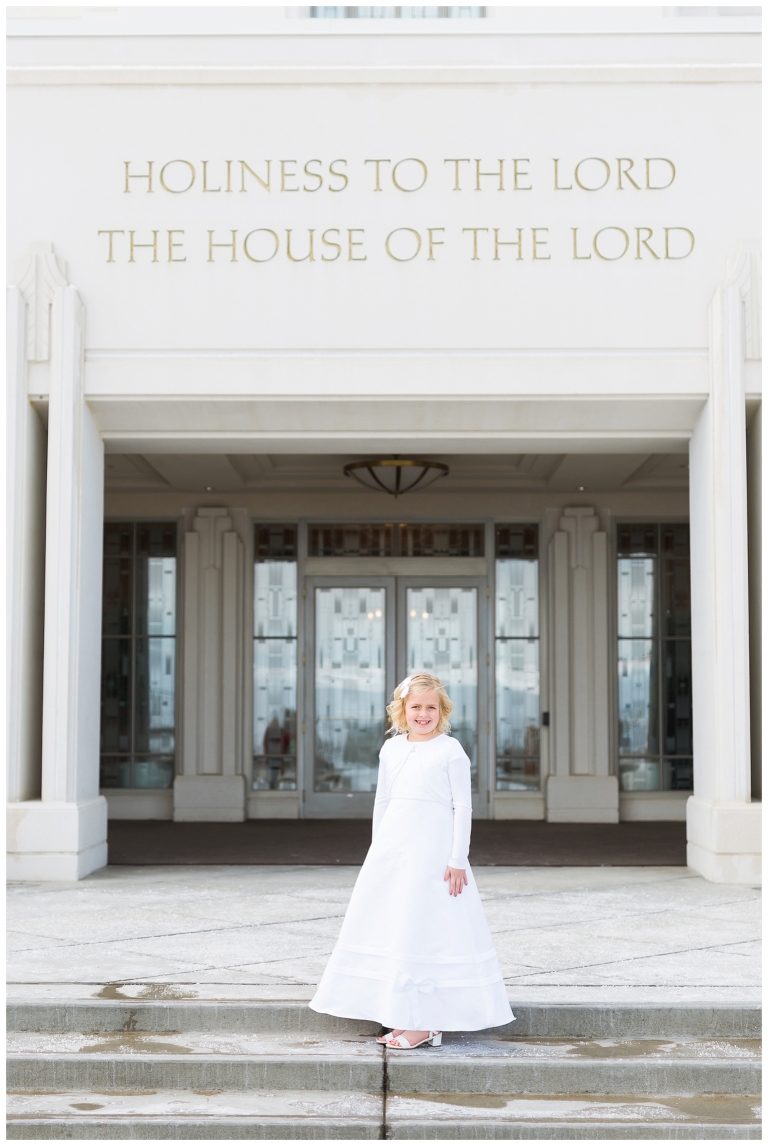 LDS Baptism || Casey James Photography