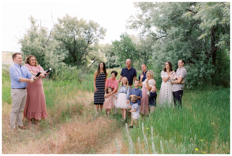 Gender Reveal Family Photos || Casey James Photography